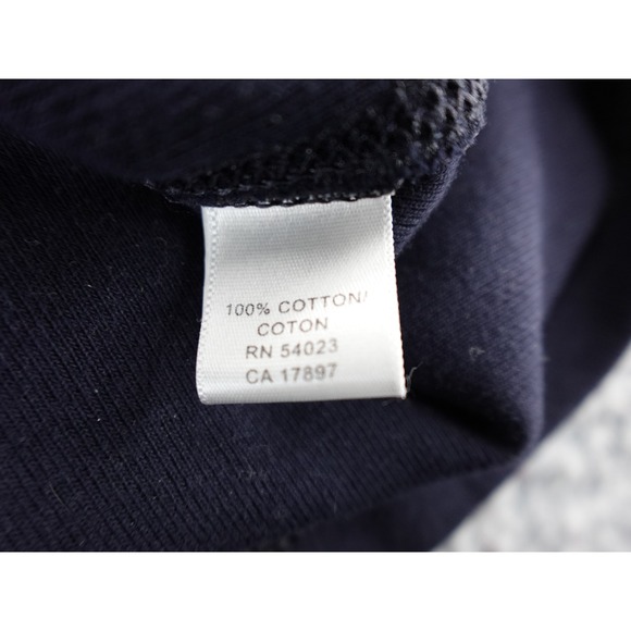 Banana Republic Mens Long Sleeve V Neck T Shirt Navy Blue Size L - Picture 10 of 13